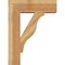 Ekena Millwork Funston Block Rough Sawn Bracket w/ Offset Brace, Western Red Cedar, 8"W x 24"D x 32"H BKT0806X24X32FST05RWR - alternate 2